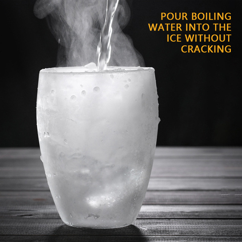 Heat Resistant Double Wall Glass Coffee Tea Cups And Mug Qith Double Bottom Clear Beer Wine Glass Cup 80/180/240/250/350/450ml