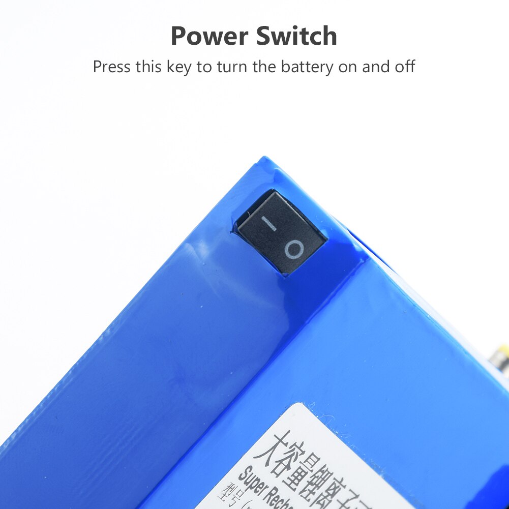 paquete de baterías de iones de litio de súper recargables, baterías de litio DC 12V 4800-20000mAh DC12680 12800 12980 121500