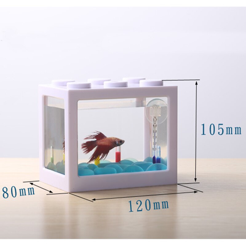 Mini Aquarium Combinable , petit Aquarium Betta, boîte à fourmis, boîte à chenilles, bricolage aménagement paysager d'aquarium