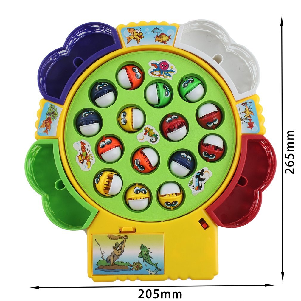7249 Children's Educational Early Education Toy Fishing Plate