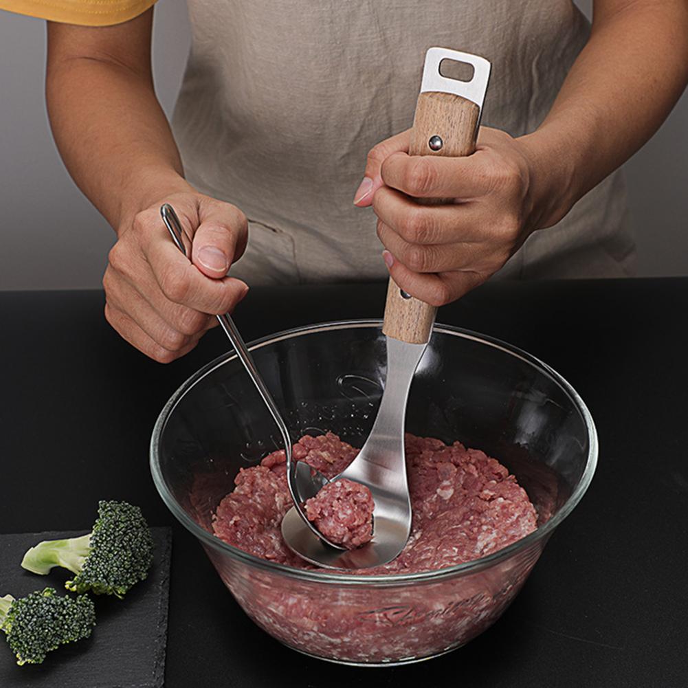 Good Meatball Maker Food Grade Easy Clean Lightweight DIY Meatballs Maker Spoon Kitchen Gadgets
