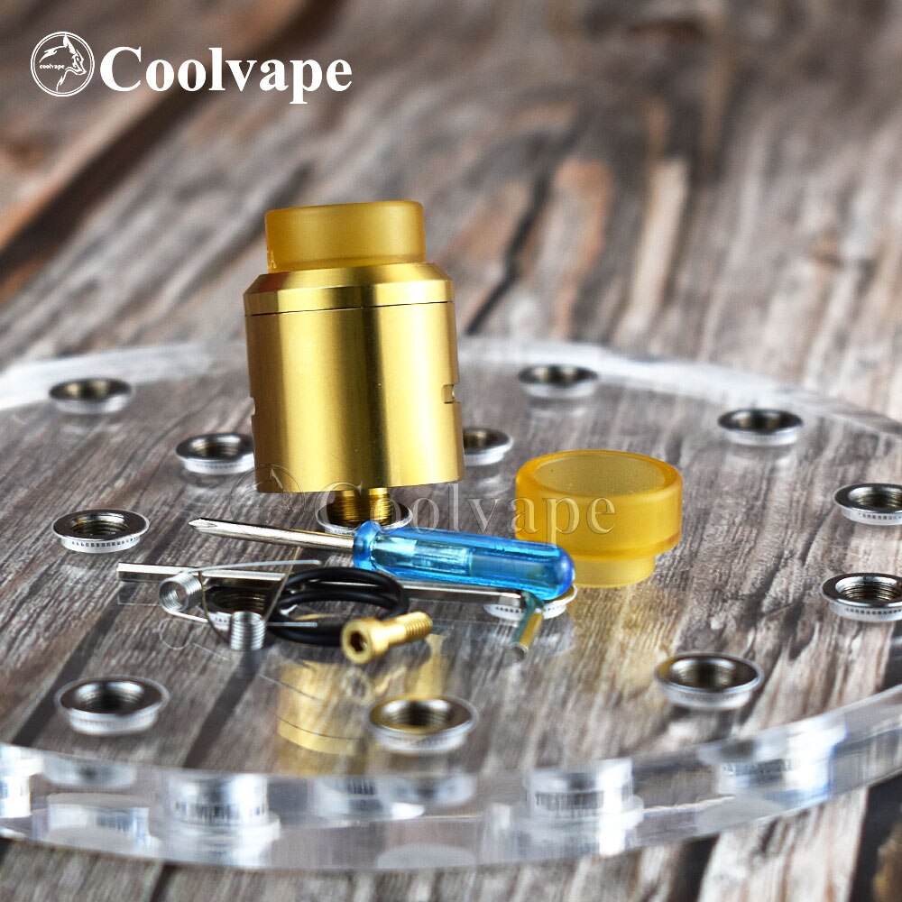 coolvape Apocalypse RDA 24mm Adjustable with pin BF Vaporizer Adjustable Airflow Control Rebuilding tank vs goon v1.5 rda