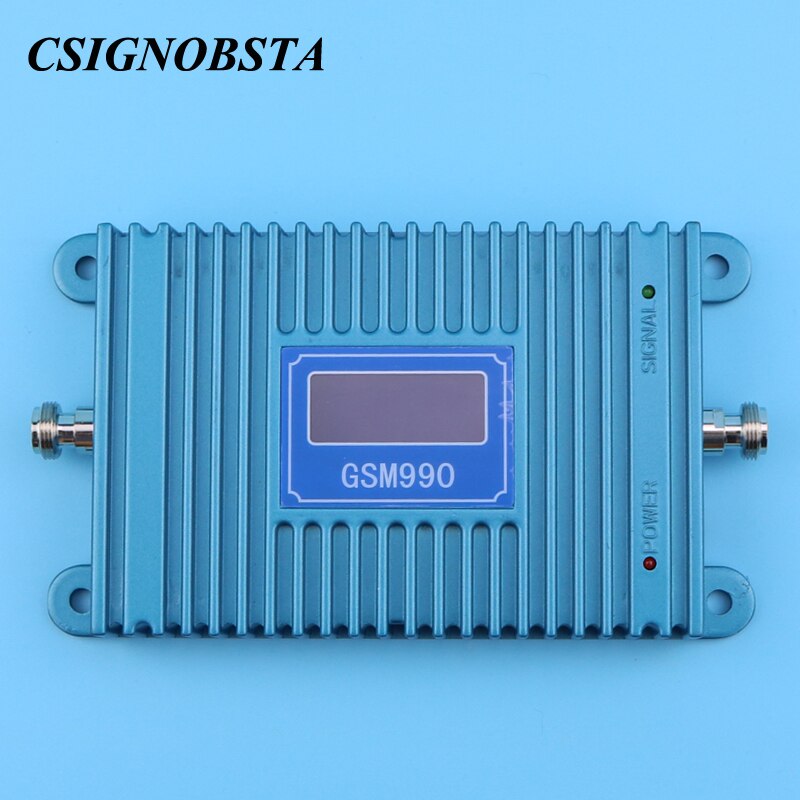 GSM 900MHz Signal Booster - 70dB High Gain Repeater - 100-200 sq.m Coverage - LCD Display