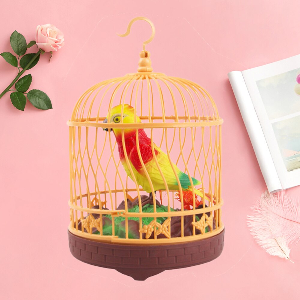 Parrot Mini Cage With Titrations Toys