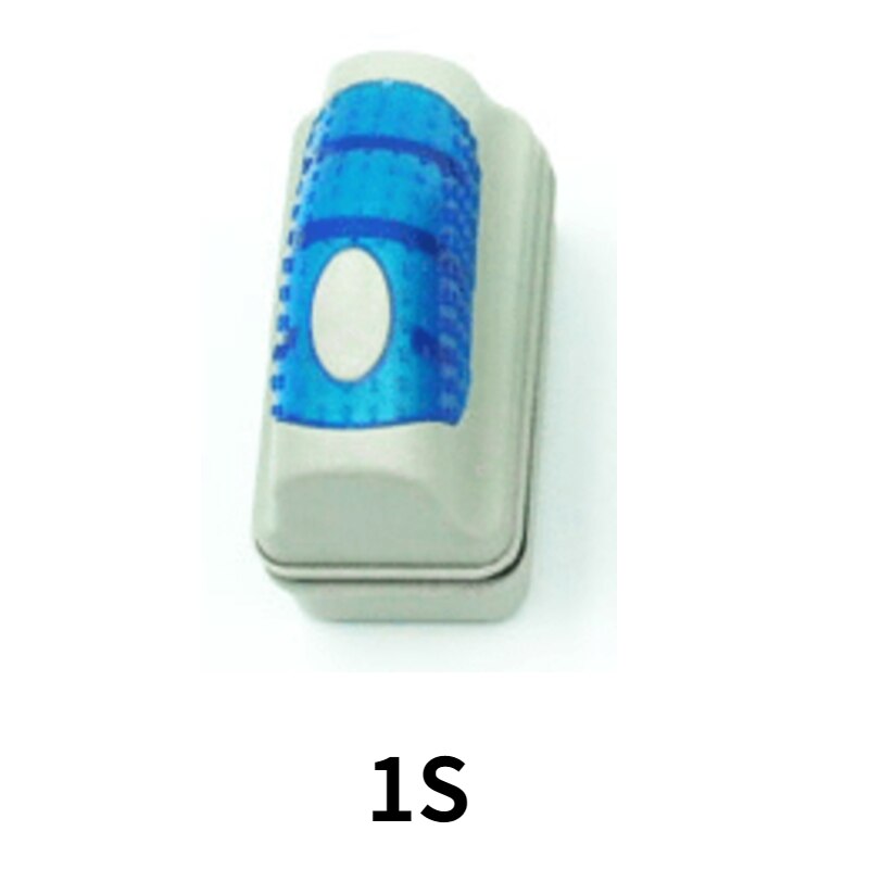 Glazen borstel magnetische aquariumvisborstels drijvende schoonmaakglas schraper magnetische borstel plastic spons gereedschap: Borstel 1 / Xl