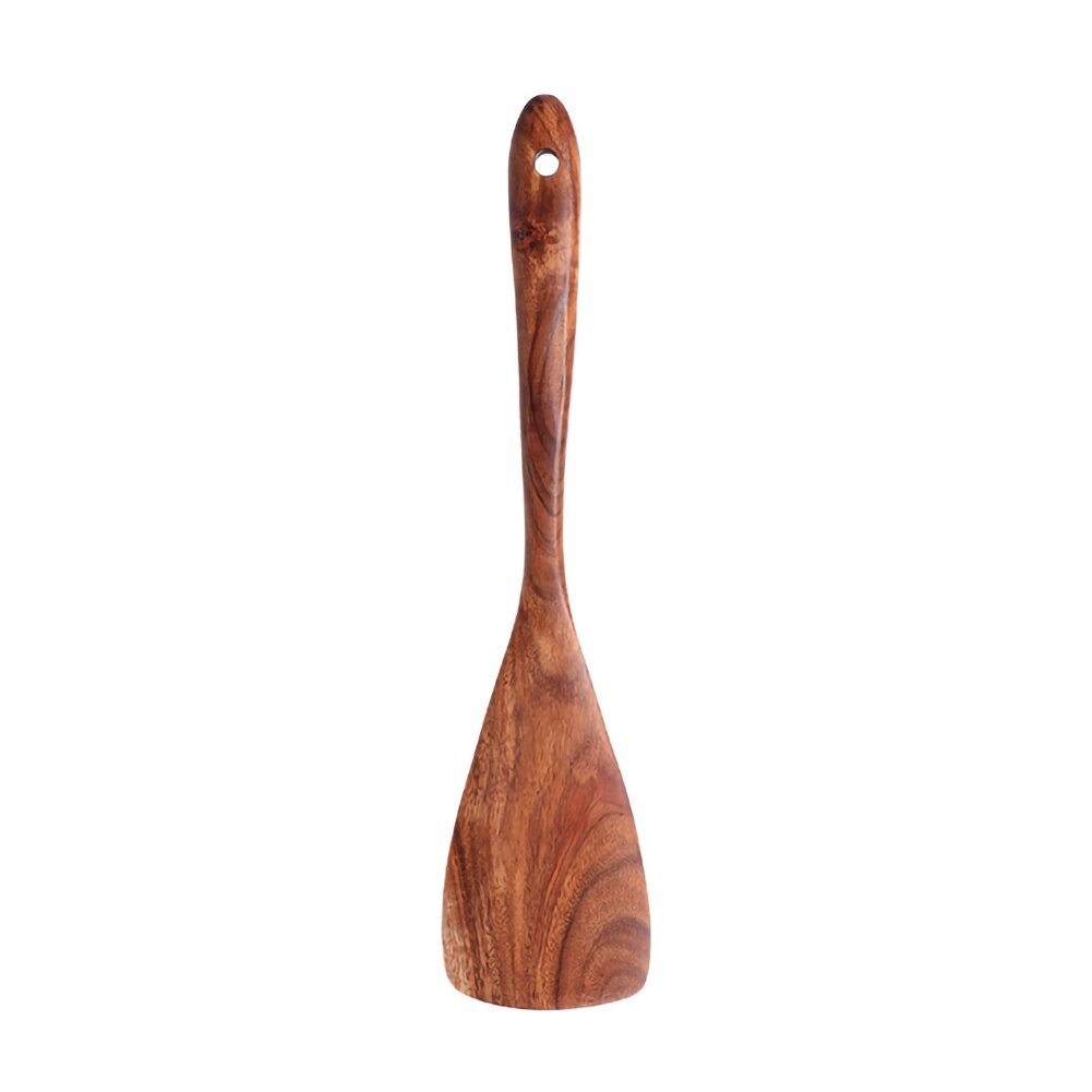 Hout Keukengerei Huishoudelijke Servies Spatel Platte Schop Vergiet Rijst Lepel Roeren Lepel Multi Stijl Keuken Speciale Gereedschap: Flat shovel