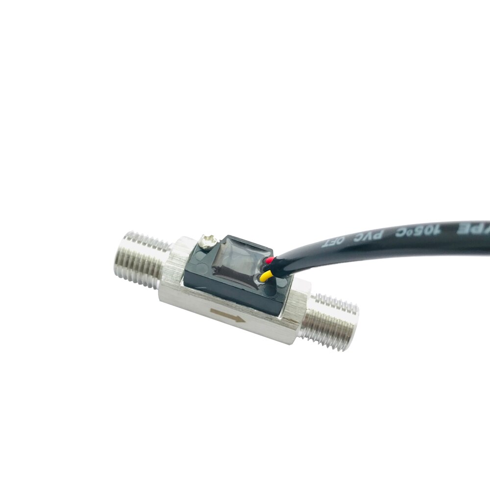 SUS304 1/4&quot; BSP USS-HS41TA Ultisolar Hall Effect Flow Sensor Water 0.35-3L/min 2% Repeat Error Ultisensor Turbine Flowmeter