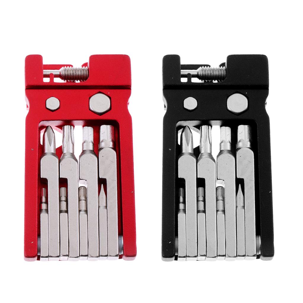 19 in 1 Steel Multi Tool Bike Multitool Combination Repair Tool Compact A Variety of Functions