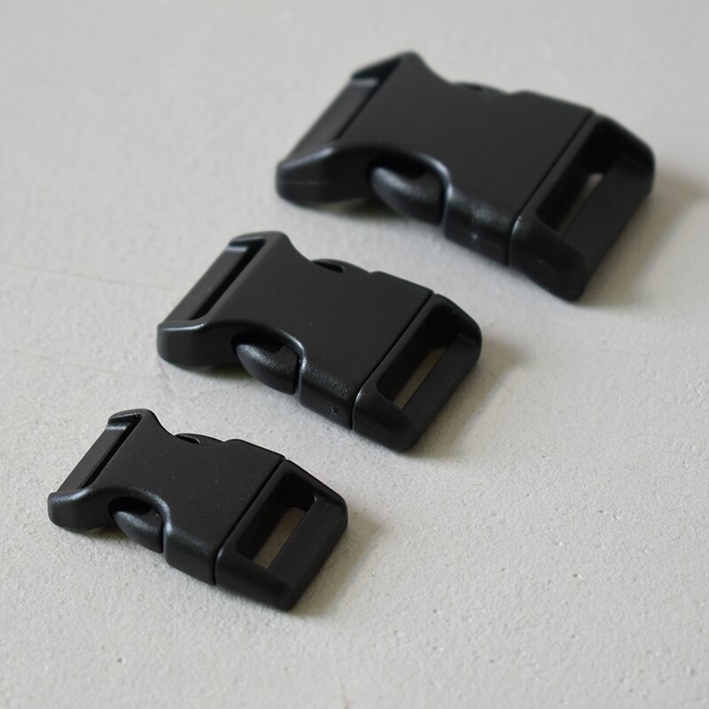 Plastic quick side release buckle 15mm 20mm 25mm DIY dog cat collar harness sewing bag backpack pet supplies aaccessories: Inner Diameter 15mm