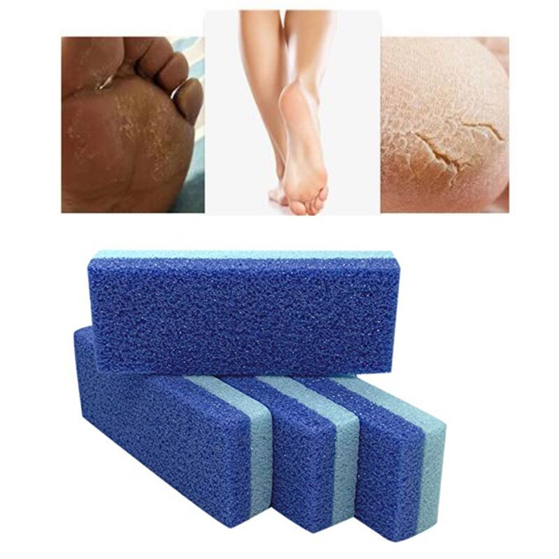 4pcs/set Double-sided Pumice Stone Foot Sanding Block Dead Skin Calluses Remover Manicure Pedicure Nail Care Tools