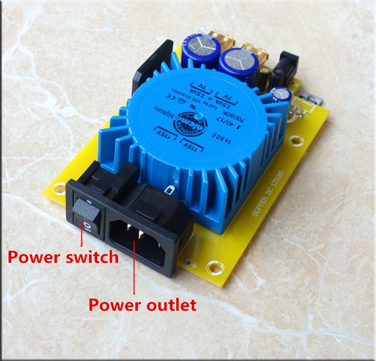 tipo de puerto USB de 5V, 15W, salida dual de CC, fuente de alimentación lineal regulador de voltaje CC, CAS XMOS raspberry
