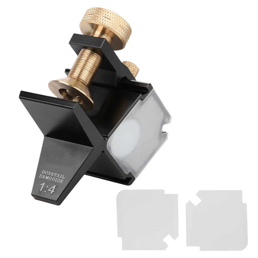 Upgraded Dovetail Jig Marker Wood Joints Gauge Magnetic Hand Cut Saw Guide Wood Plate Clamping Range Aluminium Alloy: 1.4