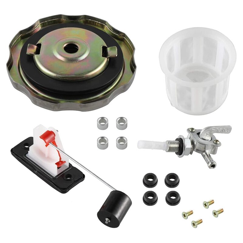 Universal 5/7 Gallon Generator Gas Secondary Fuel Tank Valve Chrome Cap Engine