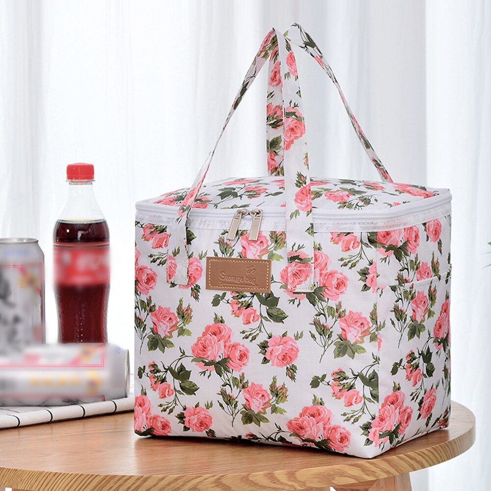 Portable Lunch Bag Thermal Insulated Lunch Box Tote Cooler Handbag lunch bags for women Convenient Box Tote Food Bags