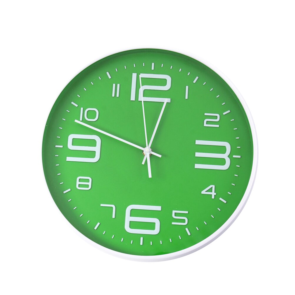1Pc Wall Clock Modern DIY Wall Clock Digital Acrylic Hanging DIY Clock For Living Room Office Without Battery (Blue): Green