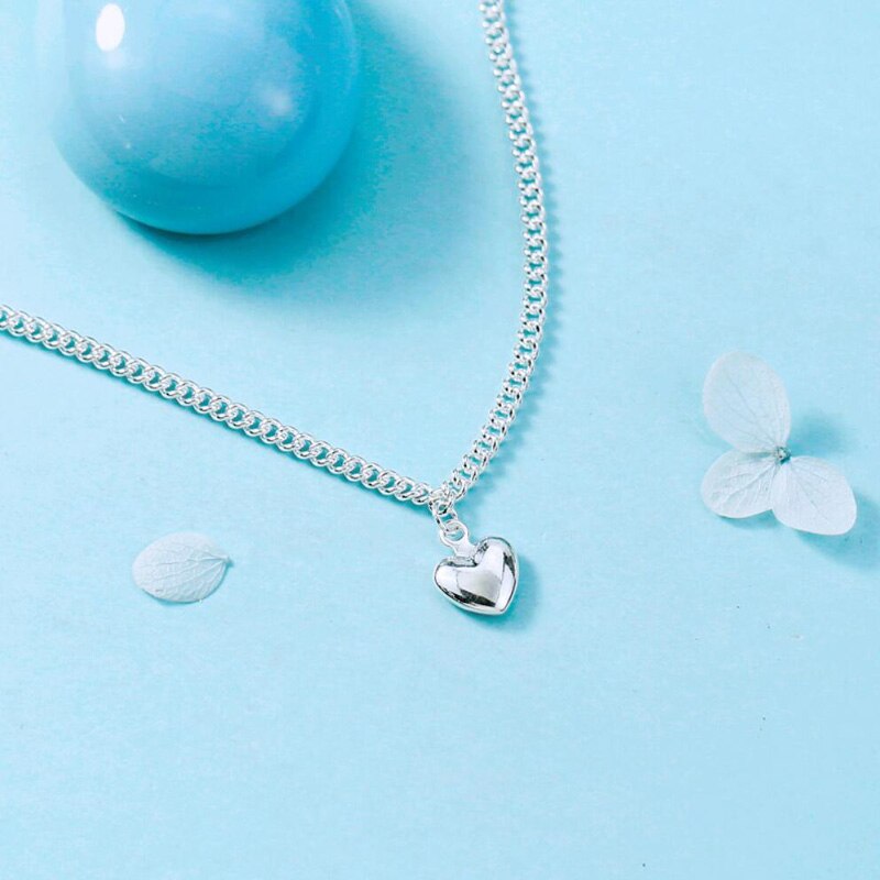 Kofsac Mode 925 Sterling Zilveren Enkelbanden Voor Vrouwen Party Zomer Strand Enkels Ketting Meisje Prachtige Liefde Hart Voet Sieraden