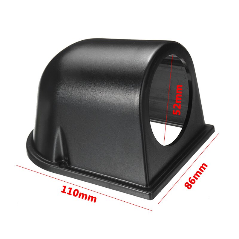 52mm- bil plastmåler universal etthulls instrument bilmålerholder for 2 tommers hulls reservedeler