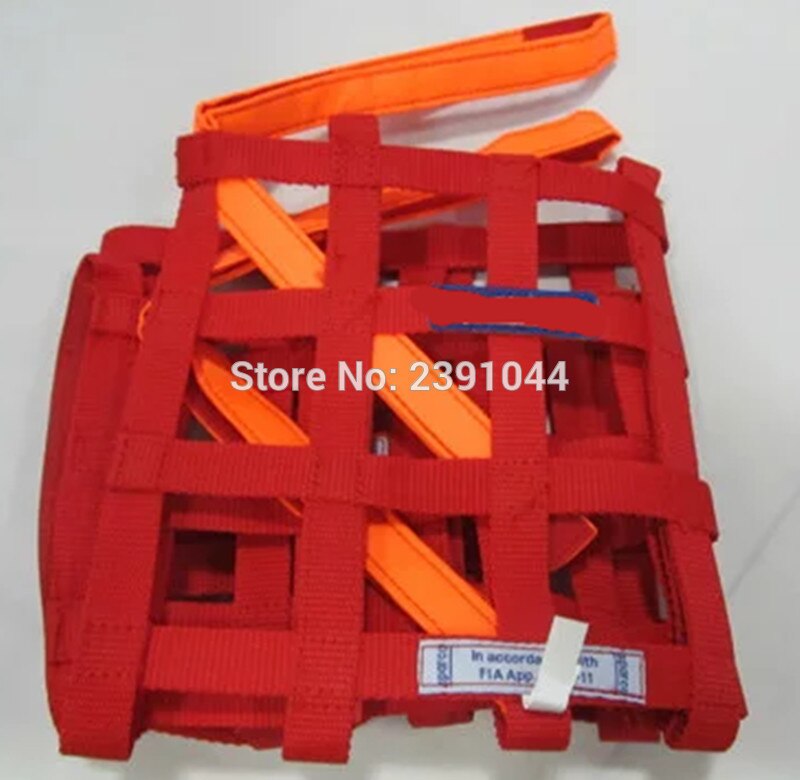 20 "X 17" Auto Veiligheid Venster Netto Racing Drifting Rally Car Window Net Protector Rood Zwart