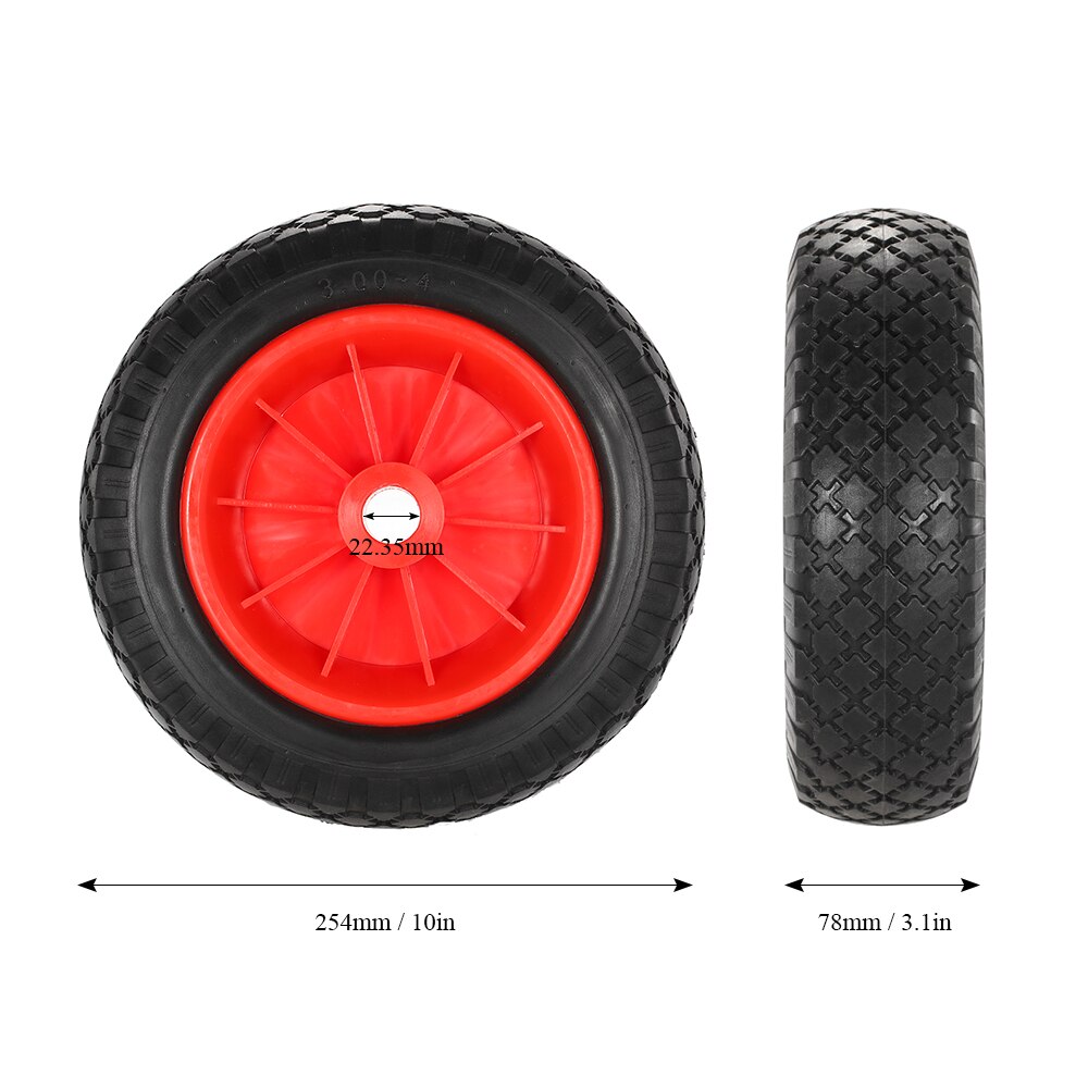 1pc 8&quot; / 10&quot; Kayak Cart Wheel Puncture-proof Tire Wheel for Kayak Canoe Trolley Cart Replacement Tire Boat Surfing: 10 inch