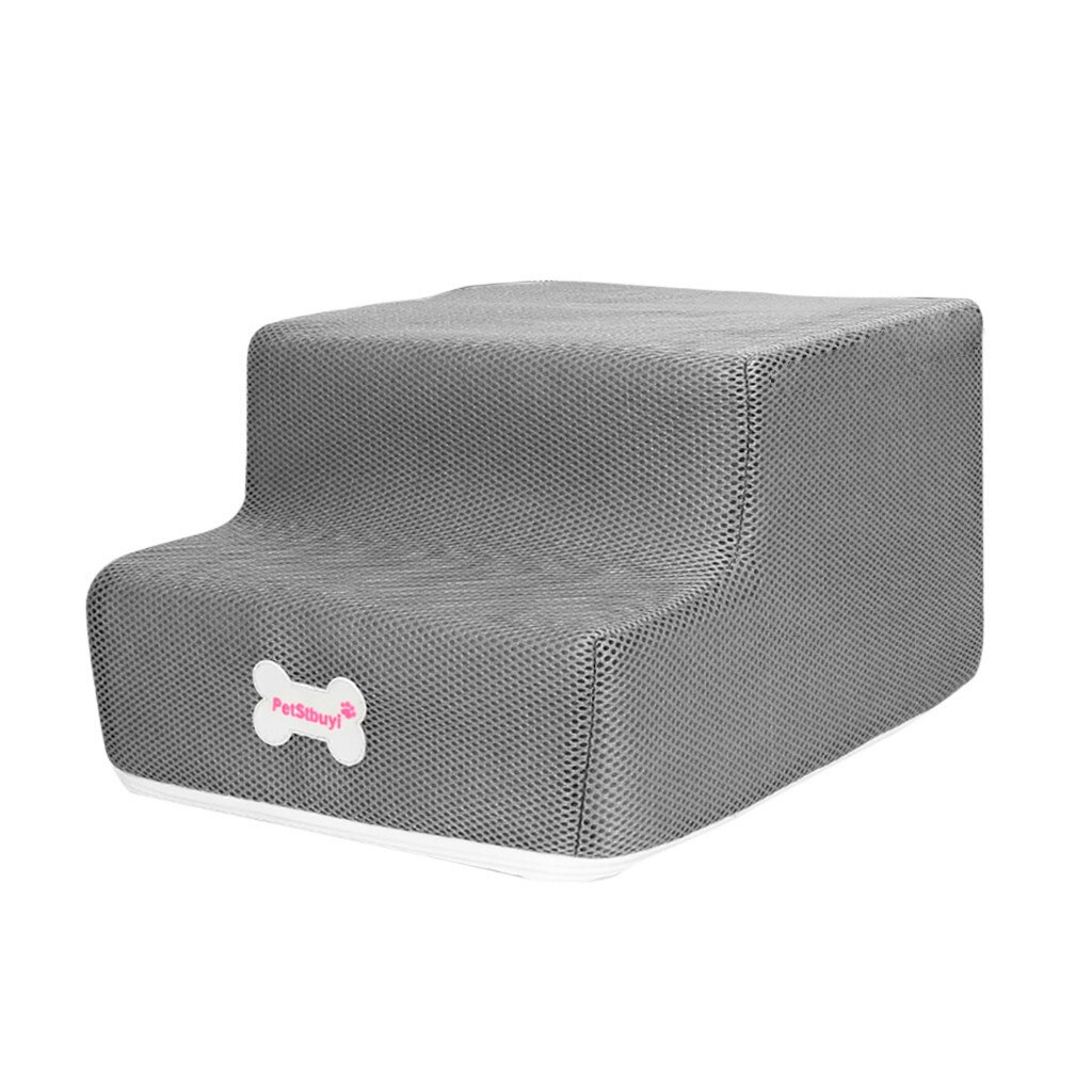 Breathable Mesh Foldable Pet Stairs Detachable Pet Bed Cat Dog Ramp 3 Steps Puppy Dog Non-slip 2 Steps Pet Stairs Dog Access: F