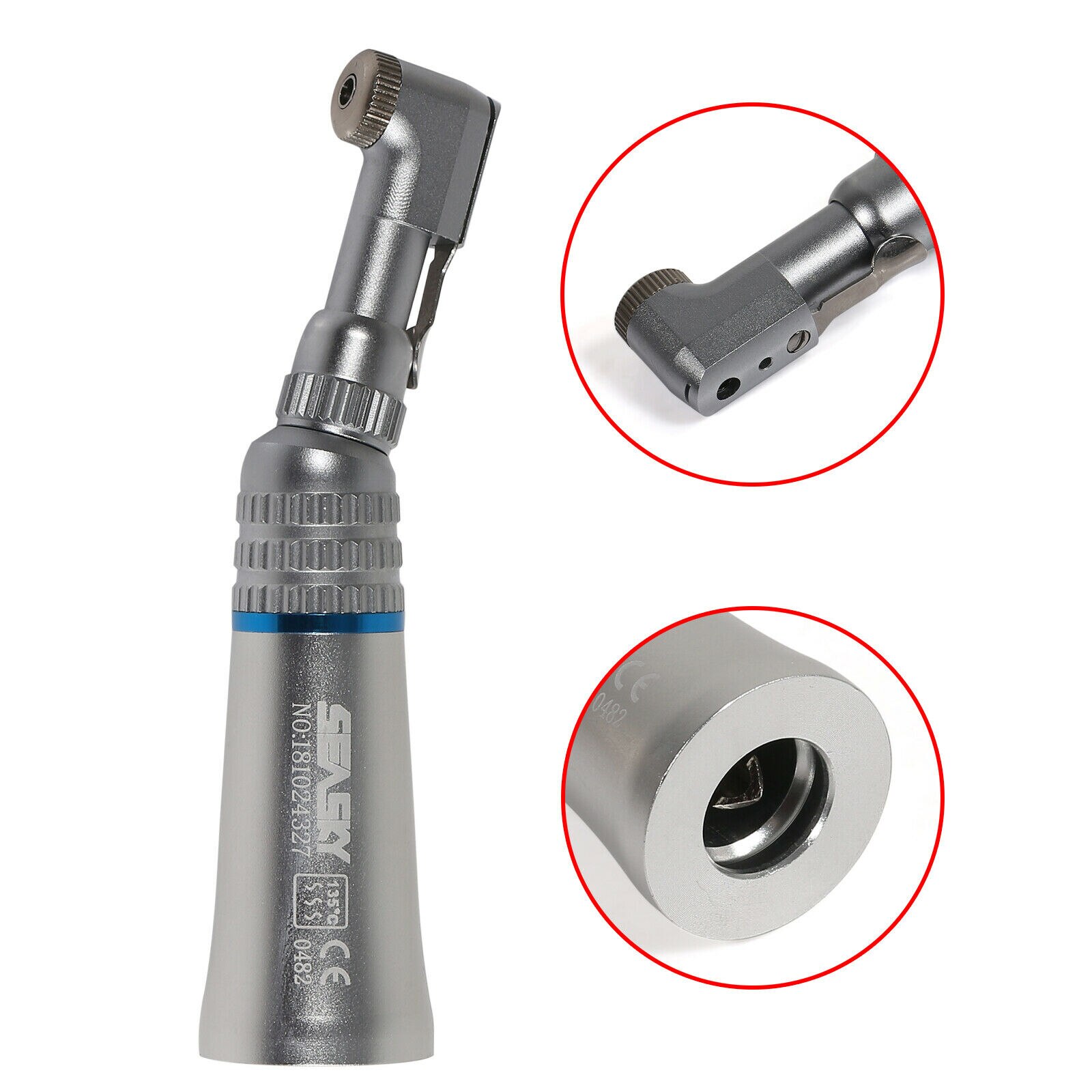 Dental Lab Marathon Electric Micromotor Low Speed Contra Angle Straight Handpiece 2.35mm Burs Drills Polishing Kits: Contra angle