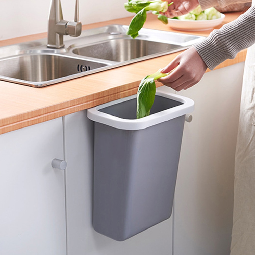 Keuken Multi-functionele Opknoping Afvalemmer Vuilnisbak Recycling Prullenbak voor Home Kitchen Gebruik