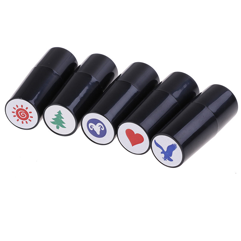 Willekeurige Quick Droog Plastic Golfbal Stamper Stempel Marker Indruk Seal Golf Club Accessoires Symbool Golfer Souvenir: Default Title
