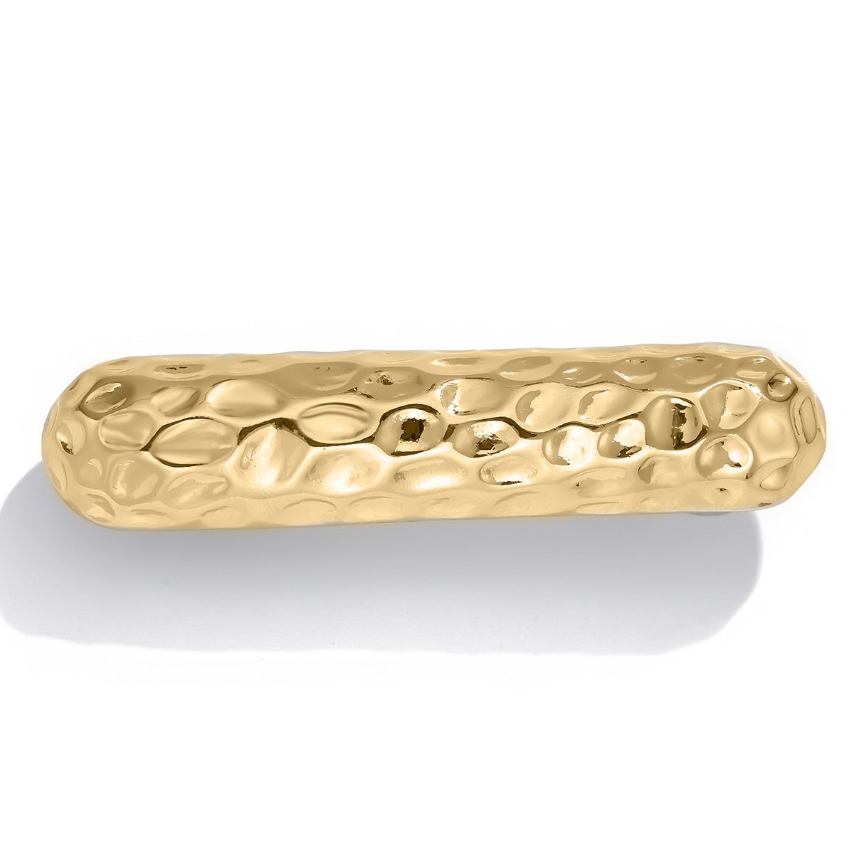 Pinzas para el cabello de Metal de doble capa huecas y gruesas simples para mujer, diademas, gomas elásticas, cuerdas para el cabello, accesorios para el cabello de: Chapado en cobre envejecido