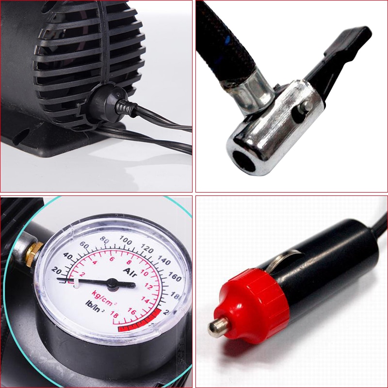 Autoband Pomp Auto Elektrische Pomp Air Pump Tire Inflator Draagbare Compressor Autoband Pomp Voor Auto Fiets Banden Ballen