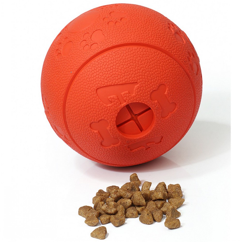 Zachte Hond Eten Lekkende Bal Huisdier Snack Voeden Intellectuele Verbetering Speelgoed Voedsel Lekkage Voedsel Controle Rubberen Bal Dierbenodigdheden