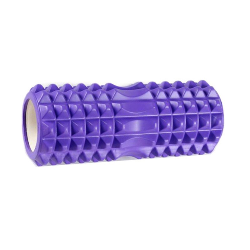 Hollow Yoga Column Foam Roller Yoga Block Pilates Fitness Foam Roller Gym Massage Exercise Muscle Relaxation Training Equipment: purple