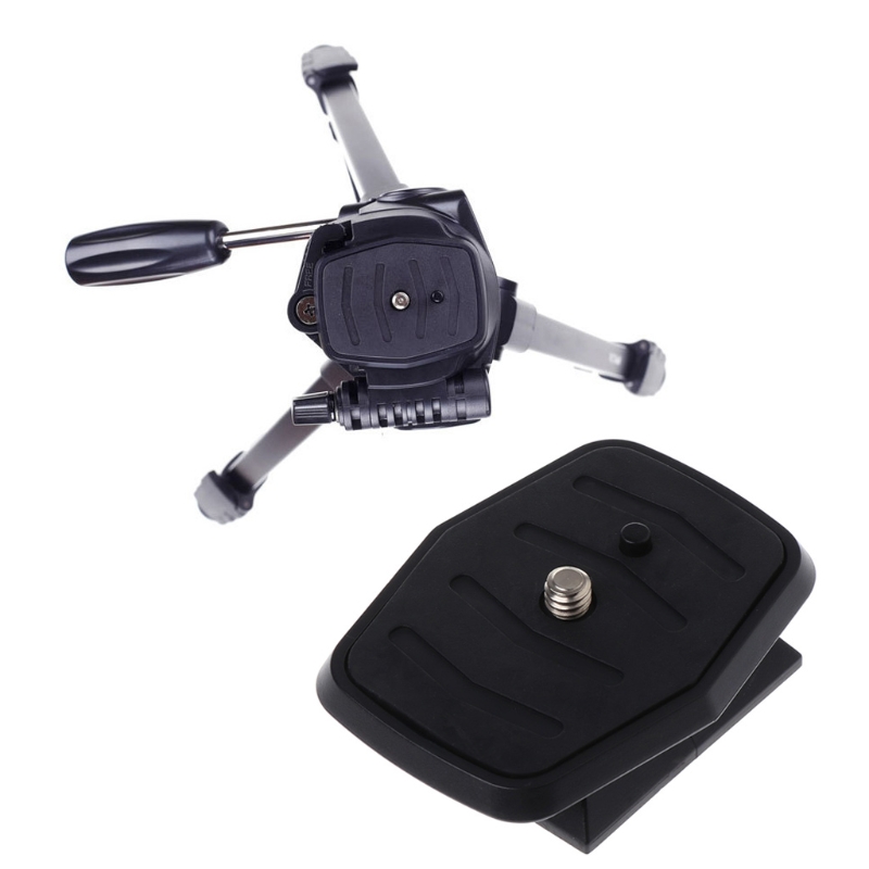Schnellwechselplatte Universal QB-4W Stativschraubenadapter für YUNTENG Velbon für