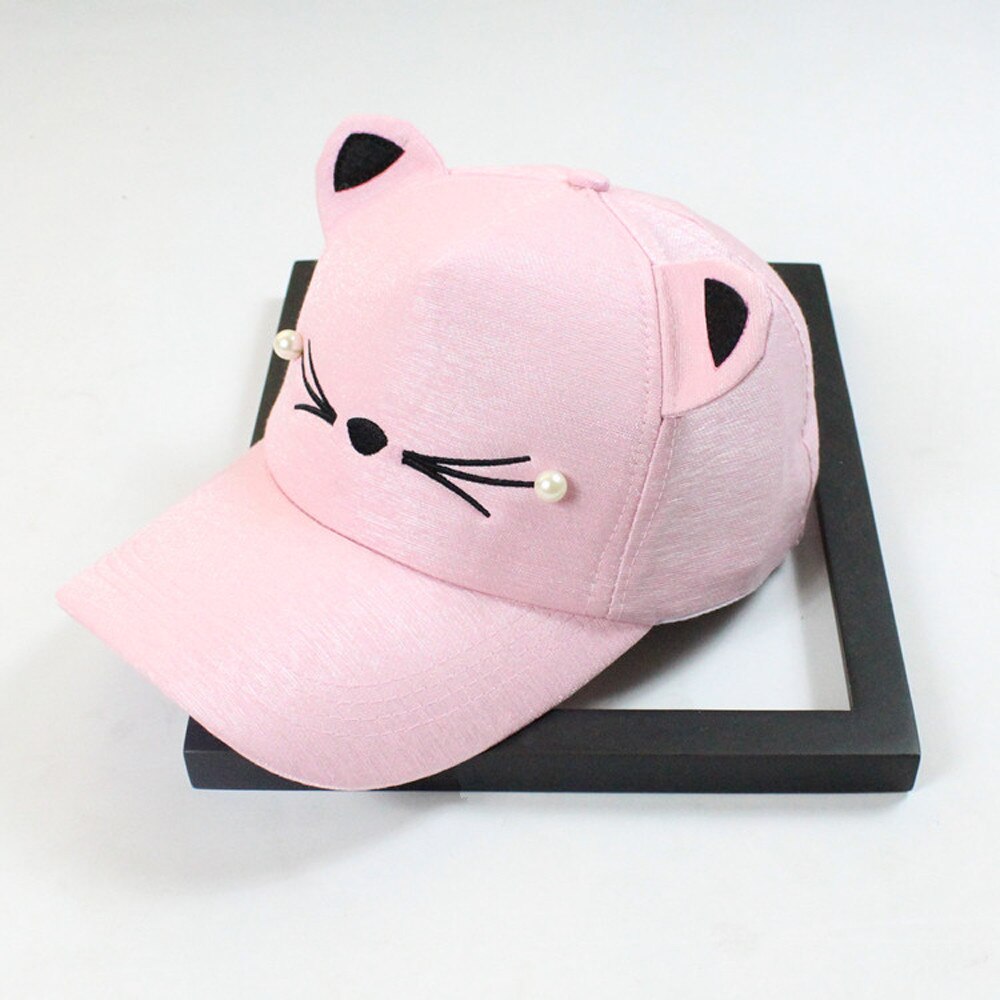 Baseballpet dames heren student unisex zomer schattige kattenoren klep pet verstelbare outdoor snapback hiphop zonnepetten