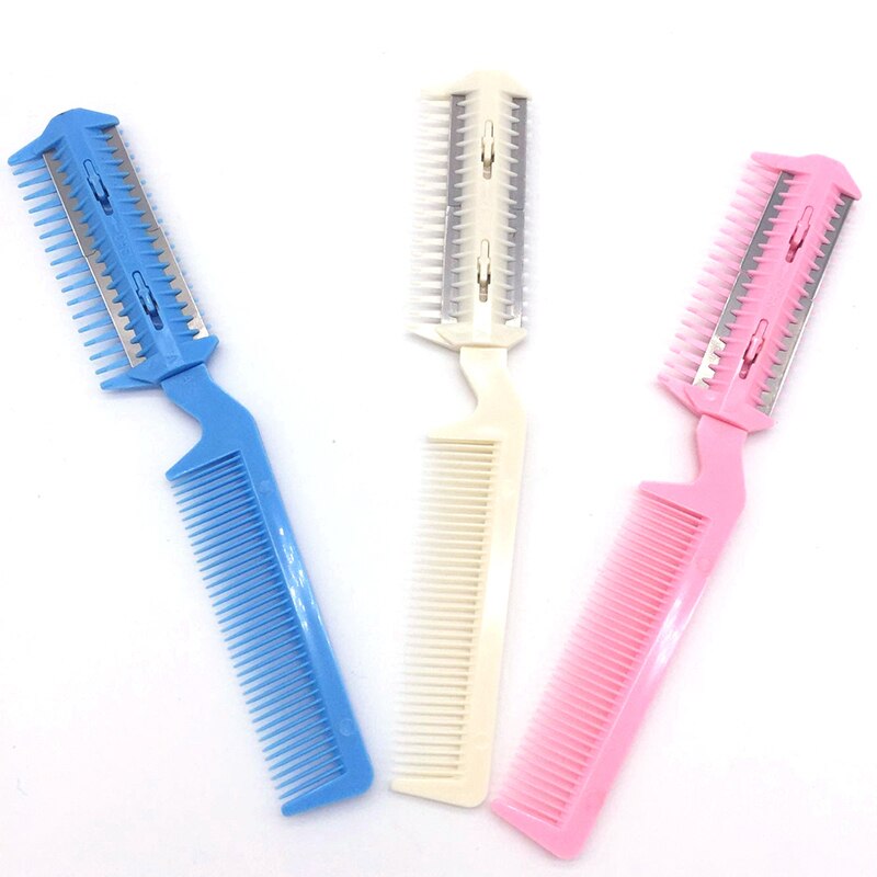 Pet Hair Trimmer Comb Cutting Cut Dog Cat With 2 Blades Grooming Razor Thinning Hairbrush Comb Products For Cats