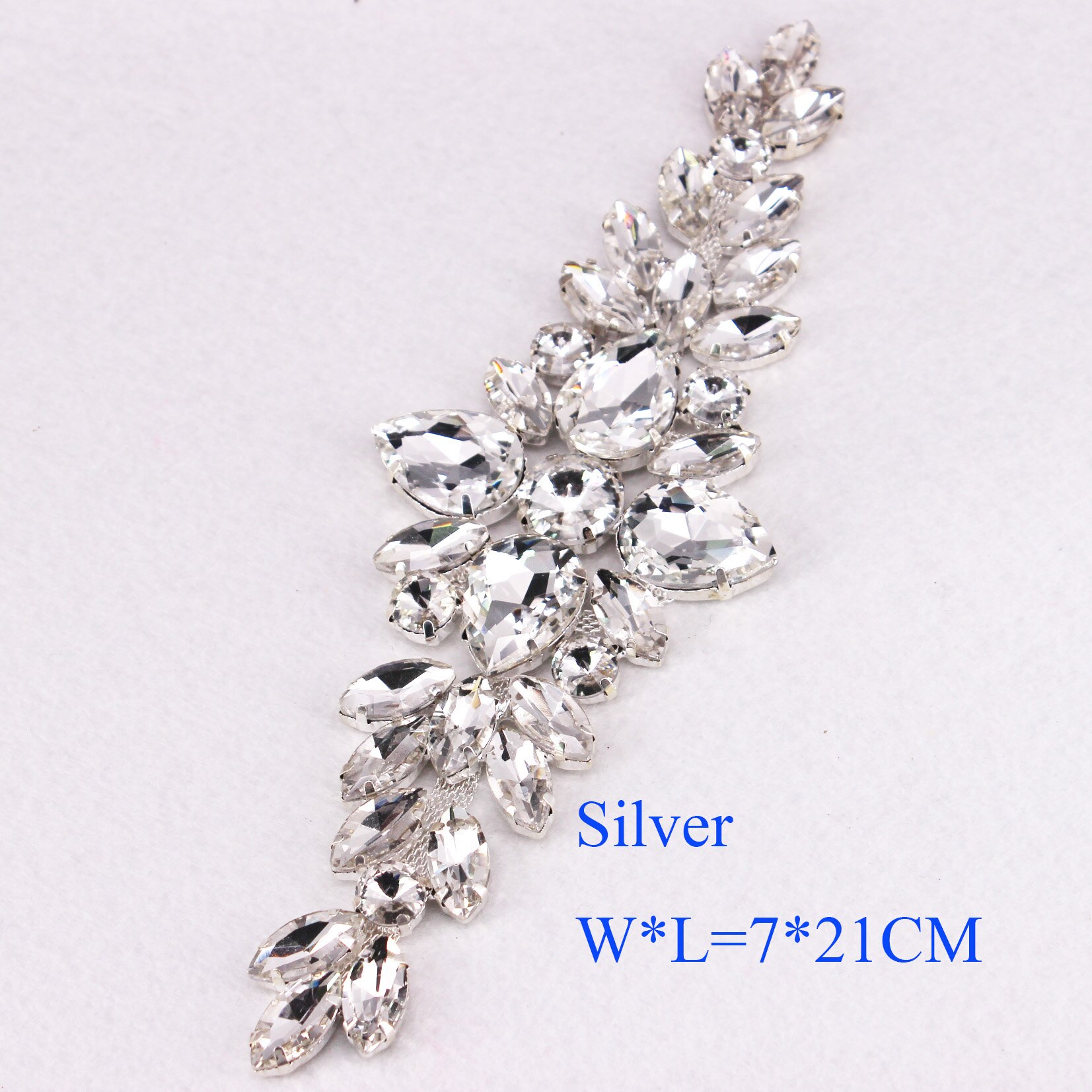 AB Shoulder Patch Epaulettes Rhinestone Beaded Epaulet Fringe Shoulder Badge Rhinestone Applique for Costumes Blazer Jacket: Shoulder Pad 4 / 1PCS