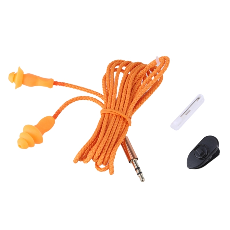 Noise Reduction Earplugs Earphone for Concentrated Work and Study, Fashionable Color Water Resistant Headphones: Yellow