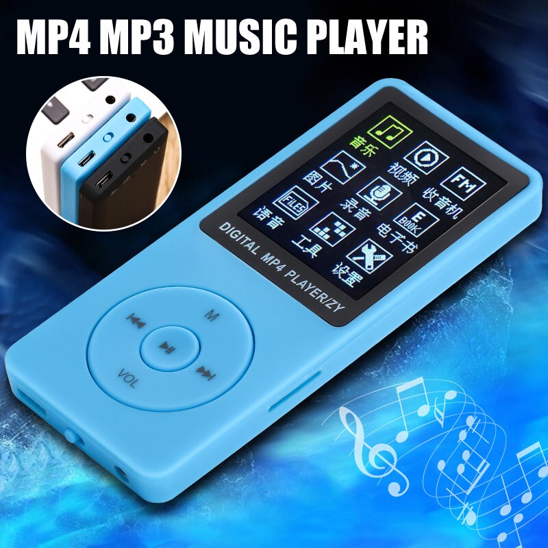 70 Hours Playback MP3 MP4 Lossless Sound Music Player FM Recorder TF Card Portable