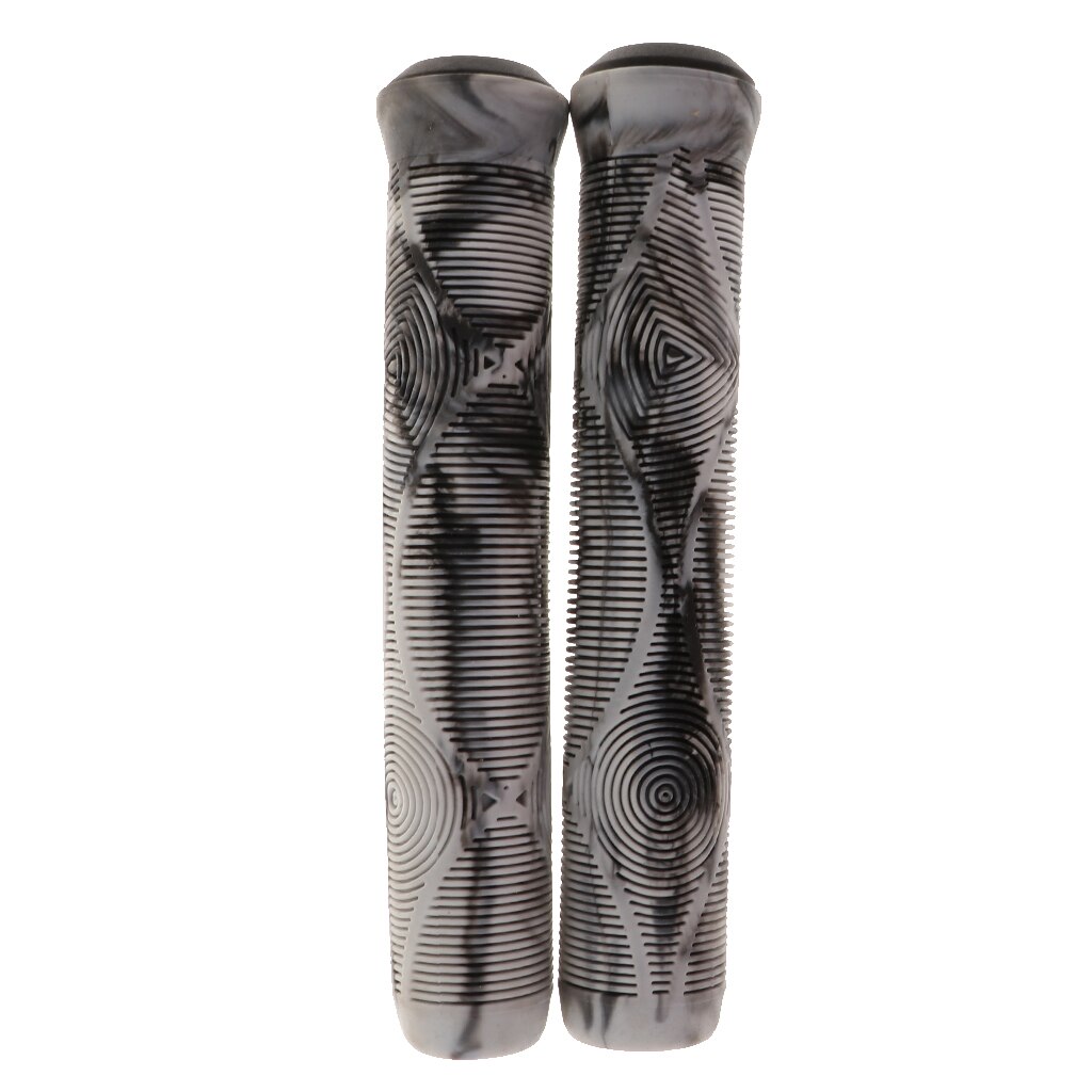 Fiets Stuur Grips-Antislip Fiets Grip Voor 22Mm-25.5Mm Handvat Bar - Universal Fit-Diverse Kleuren: gray- white