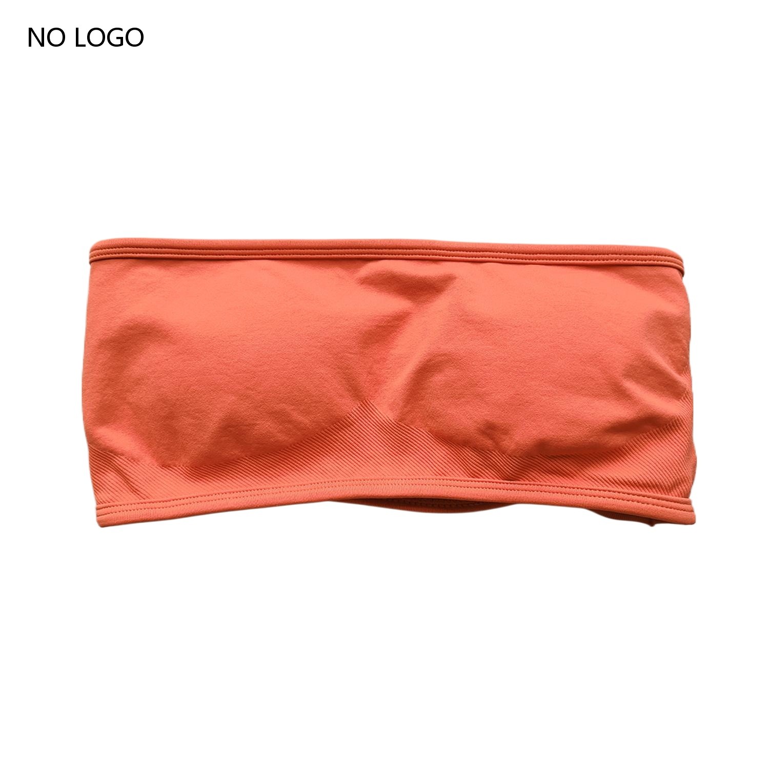 Impact Backless Bandeau Sports Bra Gym Women Top Crop Tube Seamless Bras Yoga Tops Workout Sportswear Push-up Fitness Gym Bra: XS / Gold