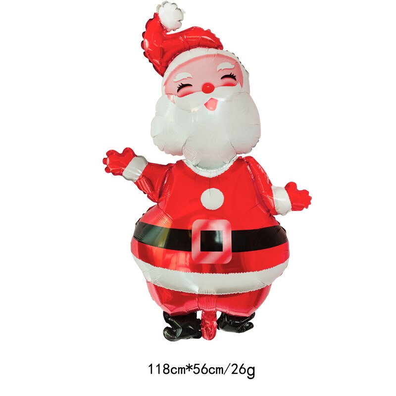 1pc di Natale Babbo Natale Di Natale palloncino Nuovo Anno Palloncino Decorazione Del Partito di Natale Del Partito Della Decorazione 2020 Bambini di Sfera Forniture Regalo di Alluminio foglio di: 11