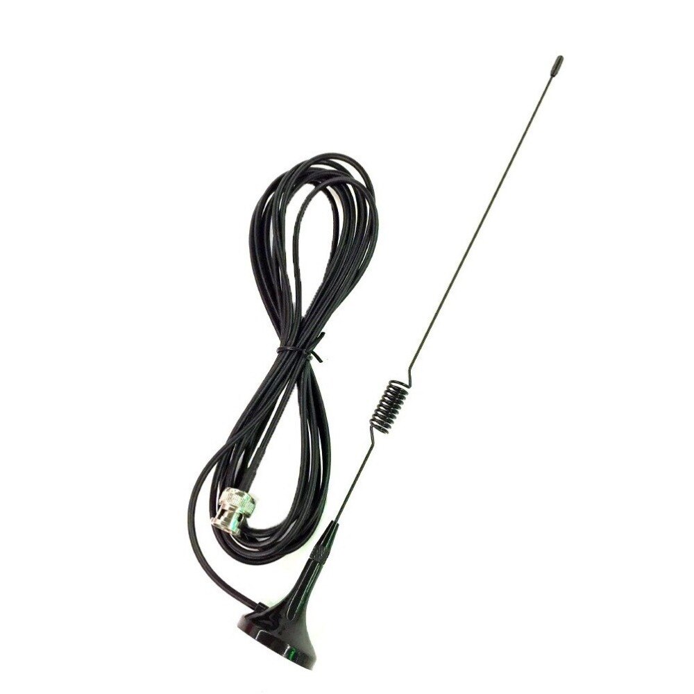 Yidaton ut-102uv bnc magnético da antena do carro dual band vhf + uhf 144/430 mhz para icom ic-v8 ic-v80 ic-v82 ic-v85 etc rádio em dois sentidos B09