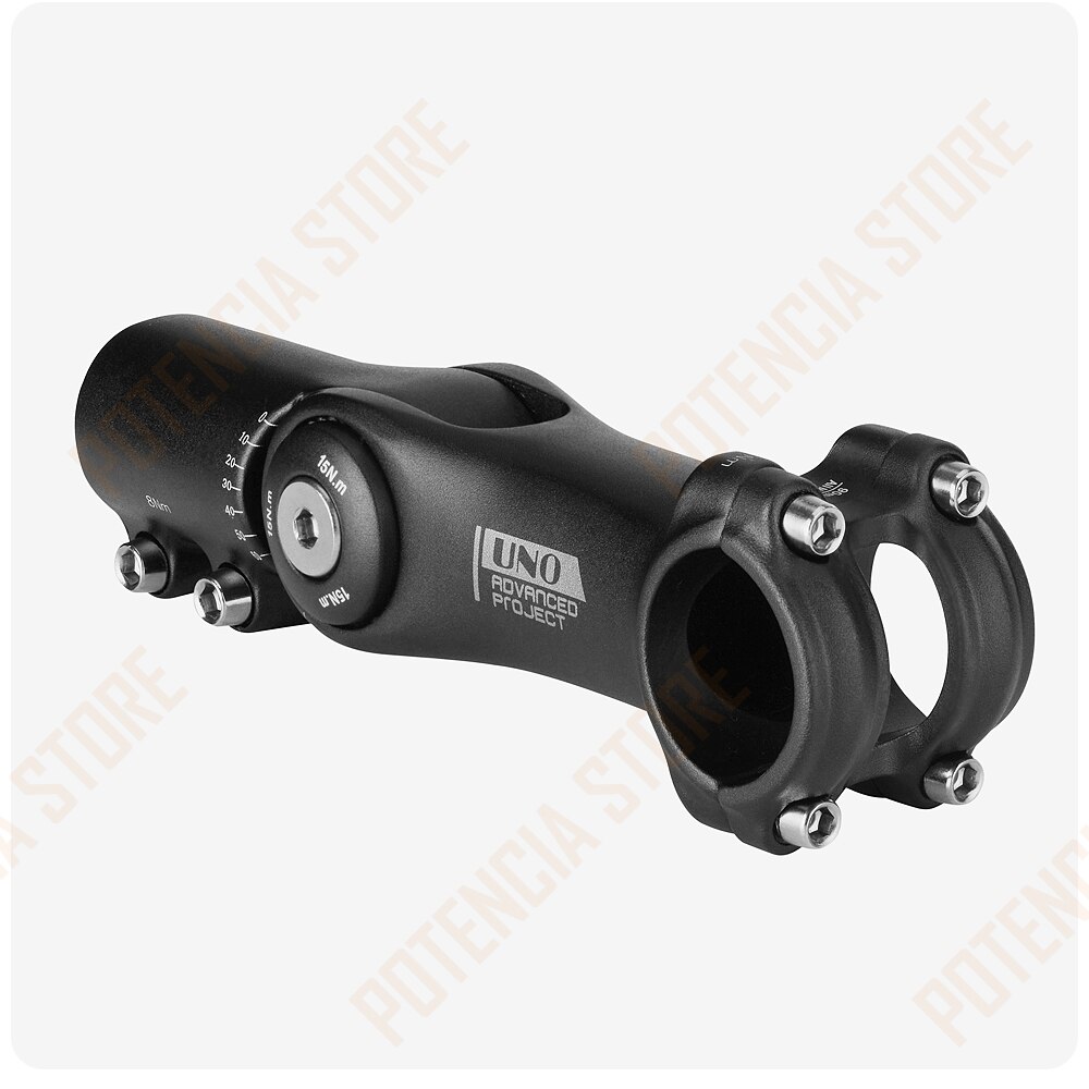 UNO Bicycle Stem Adjustable Angle Handlebar Riser Stem 31.8mm Aluminum Alloy Front Fork Kalloy Stem Mountain Bike MTB Power