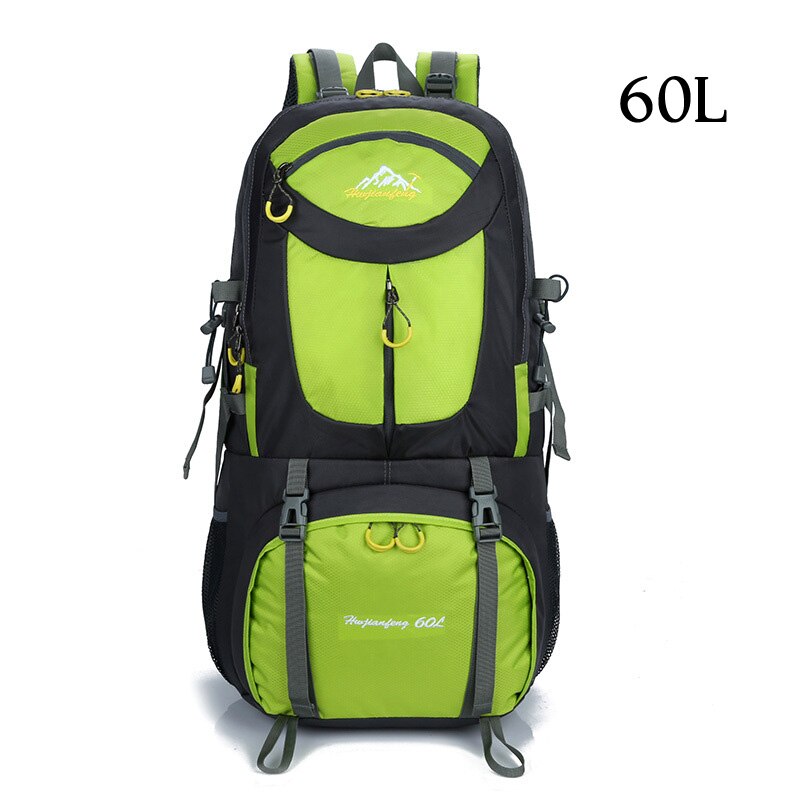 Sac à dos Trekking 60L sac de sport étanche sac à dos de voyage escalade sac de montagne 40L randonnée Camping ski sac à dos touristique 50L: Green 60L