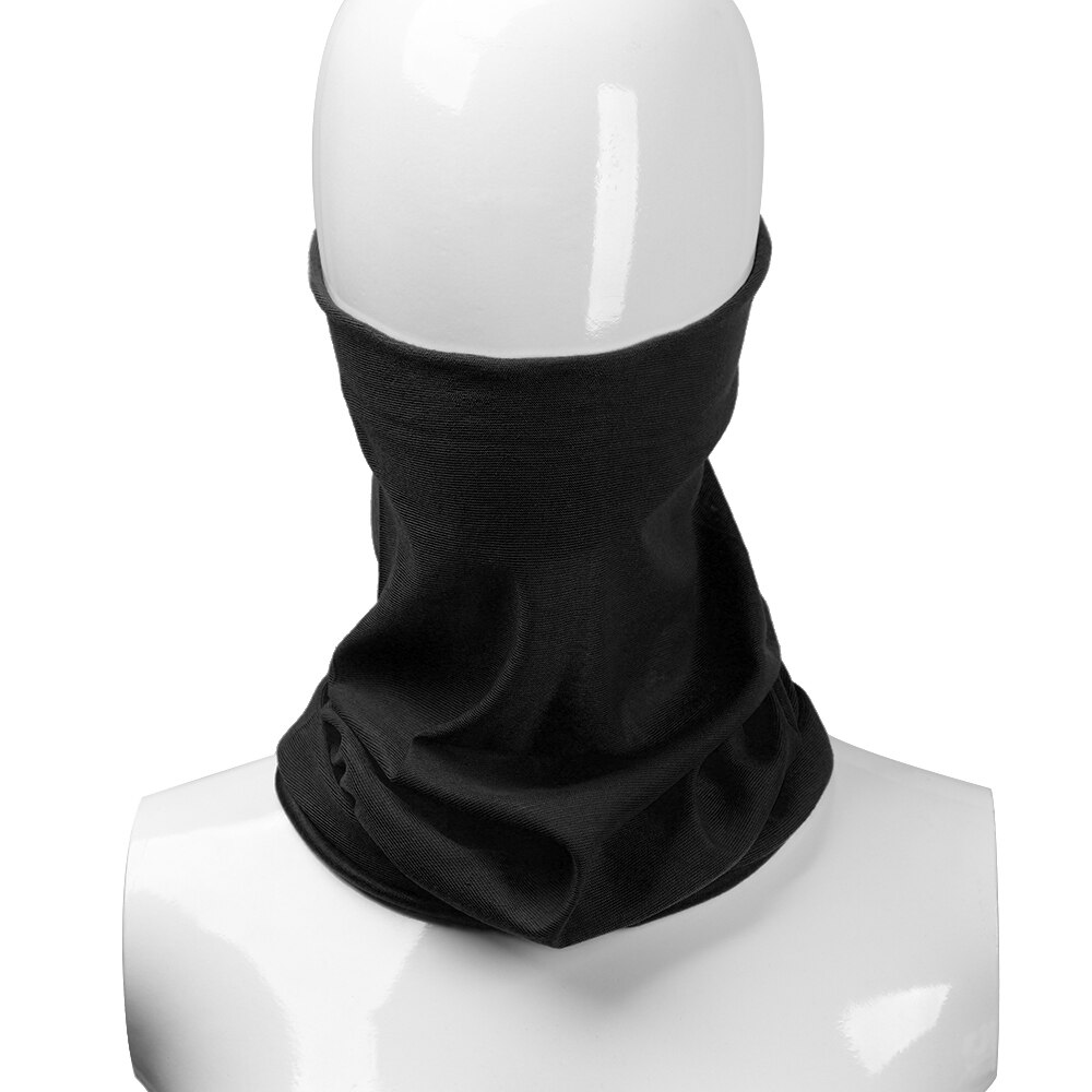 Unisex 3in1 Winter Polar Fleece Neck Warmer Snood Scarf Hat Women Men Thermal Ski Wear Snowboard Warmer Face Mask Beanie Hats: Type2-Black