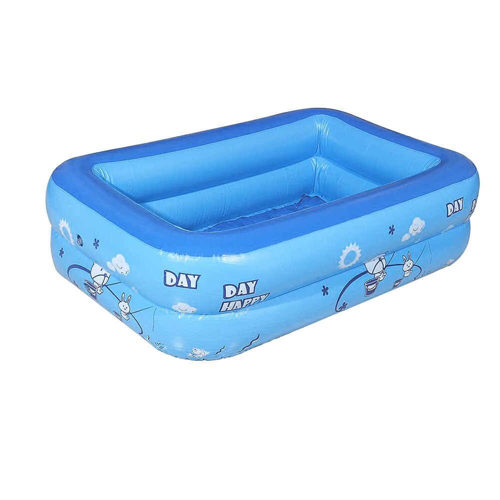 Inflatable Bathtubs Baby Home Outdoor Swimming Pool Basin Water Play Toy: 2 layer 120cm