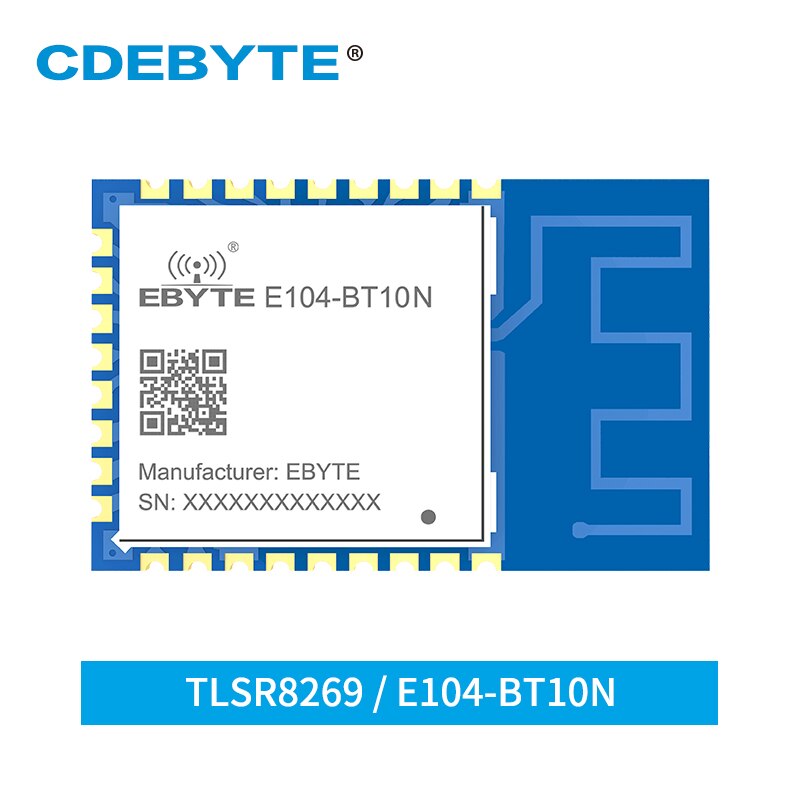 Cdebyte E104-BT10N TLSR8269 Bluetooth Mesh Netwerk Knooppunt Module 2.4Ghz Transceiver Sigmesh BLE4.2 Uart Draadloze Bluetooth Modlue