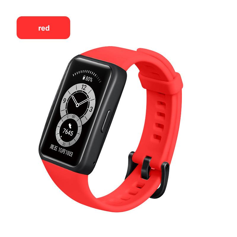 Band Voor Huawei Horloge Band 6 Voor Huawei Smart Horloge Armband 6 Band Met Tpu Zachte Beschermhoes Full Screen protector Case