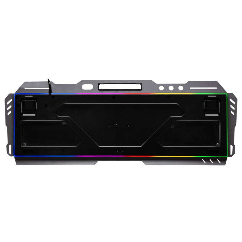 Gaming Keyboard Imitation Mechanical Keyboard 104 Keys Breathing Lamp Anti-ghosting hand rest Wired Keyboard For Desktop Laptop