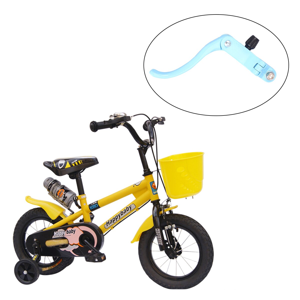 1 par holdbar legeret motorcykel cykel bremse bremsegreb ny push cykel bremsegreb håndtag cykel tilbehør til reparation af bremse