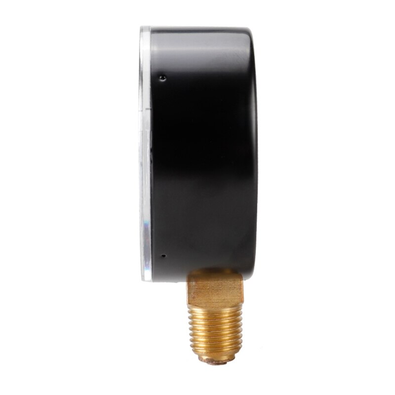Pressure Gauge 0-10bar 1/4" NPT Thread Mini Low Pressure Meter Pressure Single Scale Manometer Air Water Gas Tester